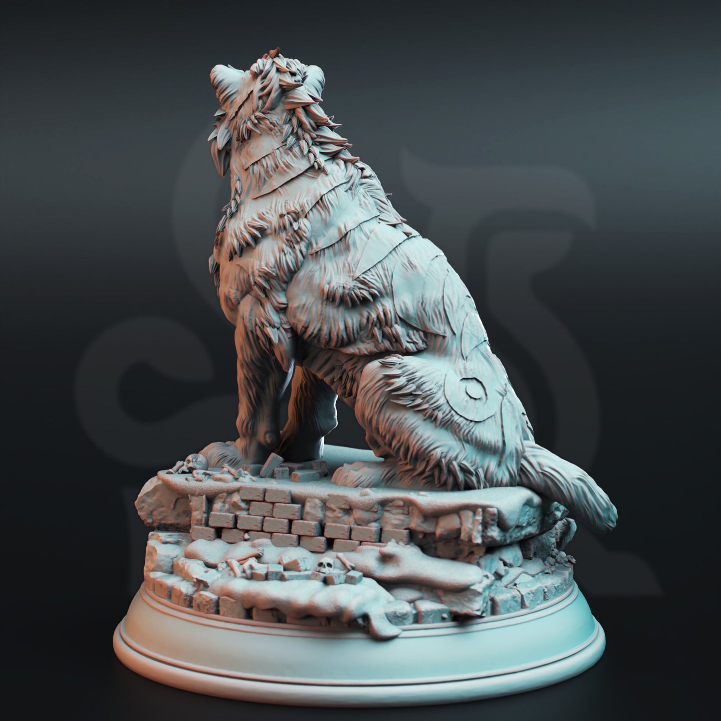 Giant Sabertooth Tiger - Sabka Figure with base print 3d 12k miniature Gift Idea mini | Dungeons & Dragons | Tabletop | DM Stash