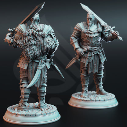 Goliath War Cleric - Akranak Figure with base print 3d 12k miniature Gift Idea mini | Dungeons & Dragons | Tabletop | DM Stash