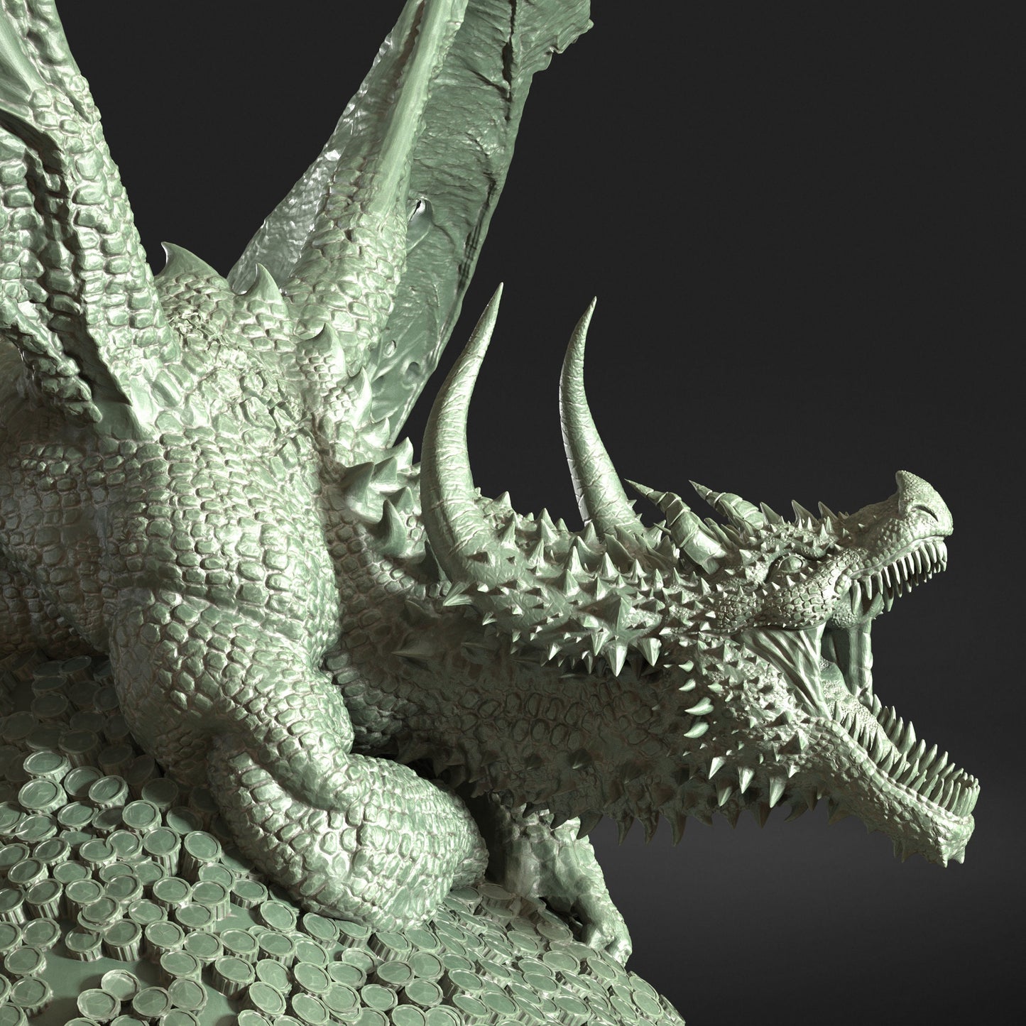 Codicious Dragon - GIANT Figure 12k + Base Print 3D RPG Miniature Gift Idea mini | Dungeons & Dragons | Tabletop | DM Stash