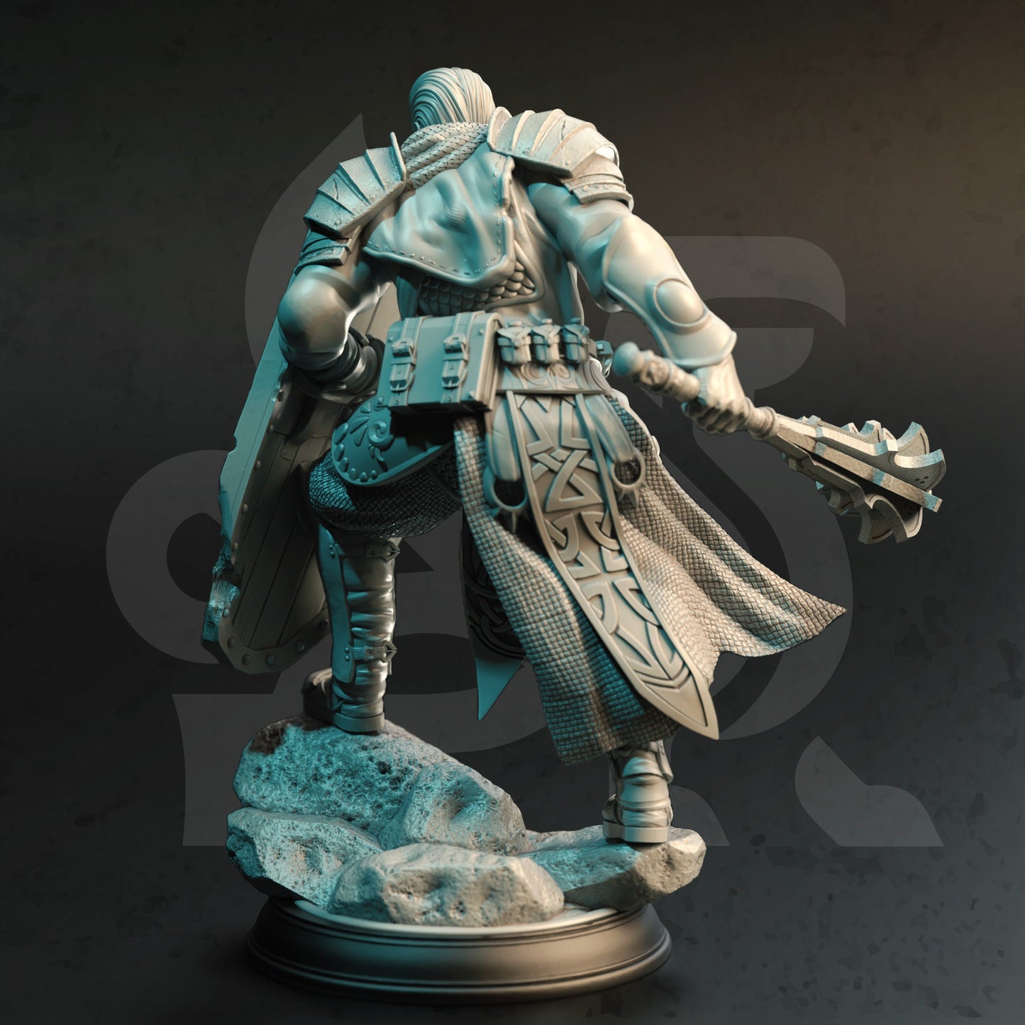 Twin Sun Clerics - Arkeus and Arkina Figure 12k + Base Print 3D RPG Miniature Gift Idea mini | Dungeons & Dragons | Tabletop | DM Stash