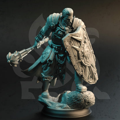 Twin Sun Clerics - Arkeus and Arkina Figure 12k + Base Print 3D RPG Miniature Gift Idea mini | Dungeons & Dragons | Tabletop | DM Stash