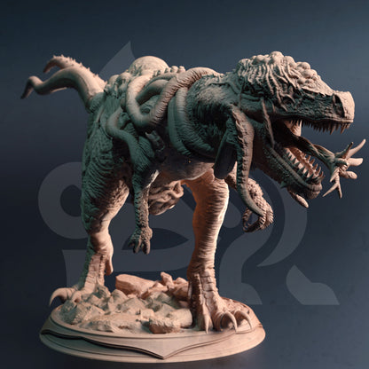 Eldritch Dinosaur - Eldrasorous Rex Figure 12k + Base Print 3D RPG Miniature Gift Idea mini | Dungeons & Dragons | Tabletop | DM Stash