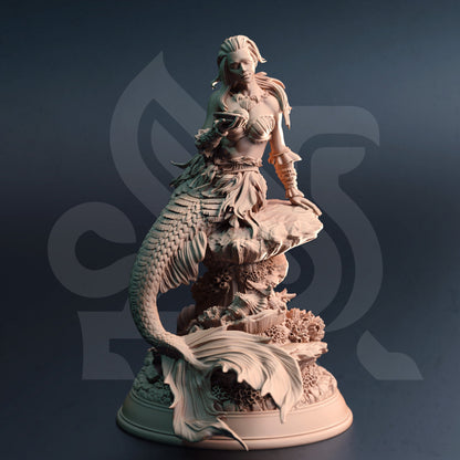 Deep Sea Sirens - Dyriani Figure 12k + Base Print 3D RPG Miniature Gift Idea mini | Dungeons & Dragons | Tabletop | DM Stash