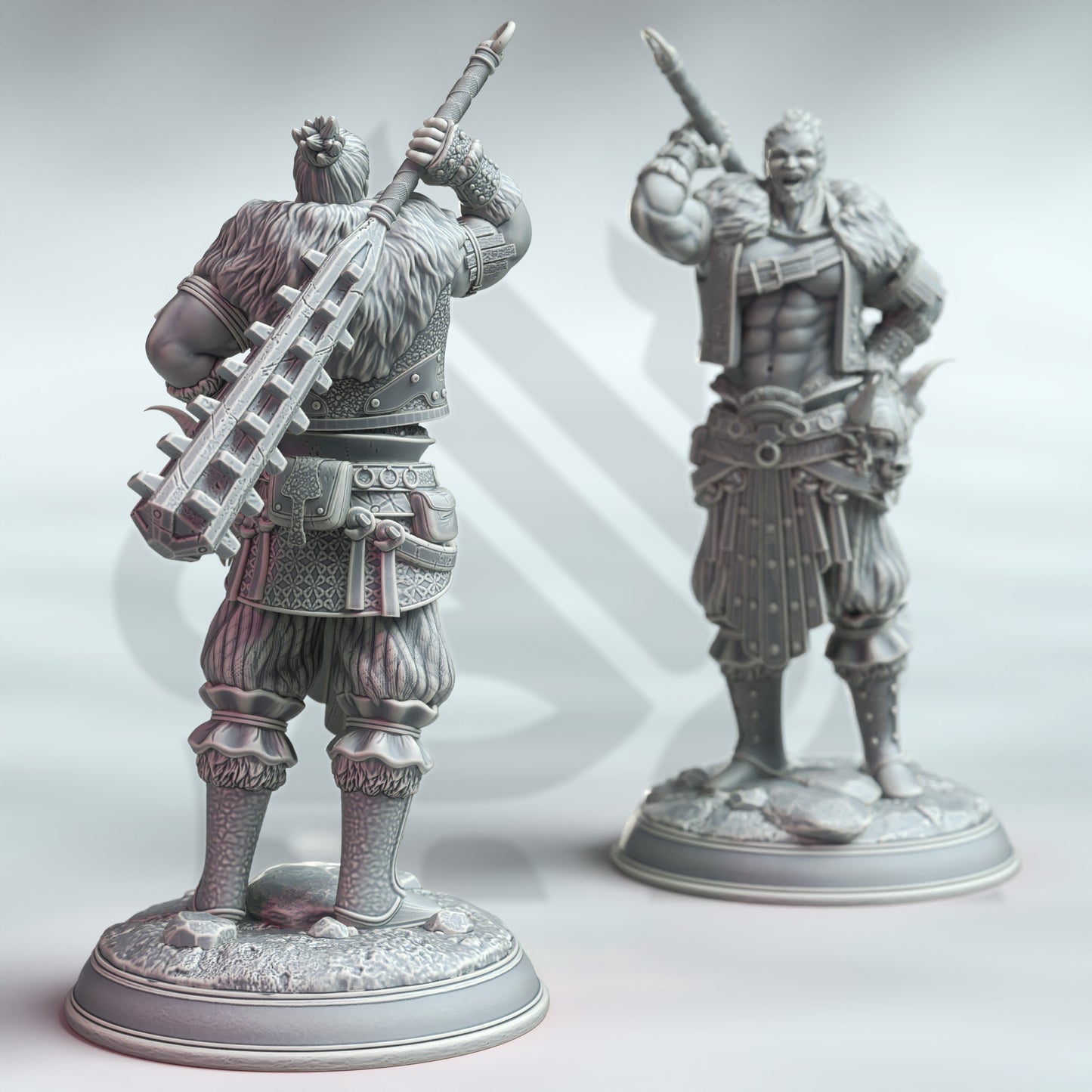 Daisuke Ushio - Samurai of the Ox Minotaur Figure 12k + Base Print 3D RPG Miniature Gift Idea mini | Dungeons & Dragons | Tabletop |DM Stash