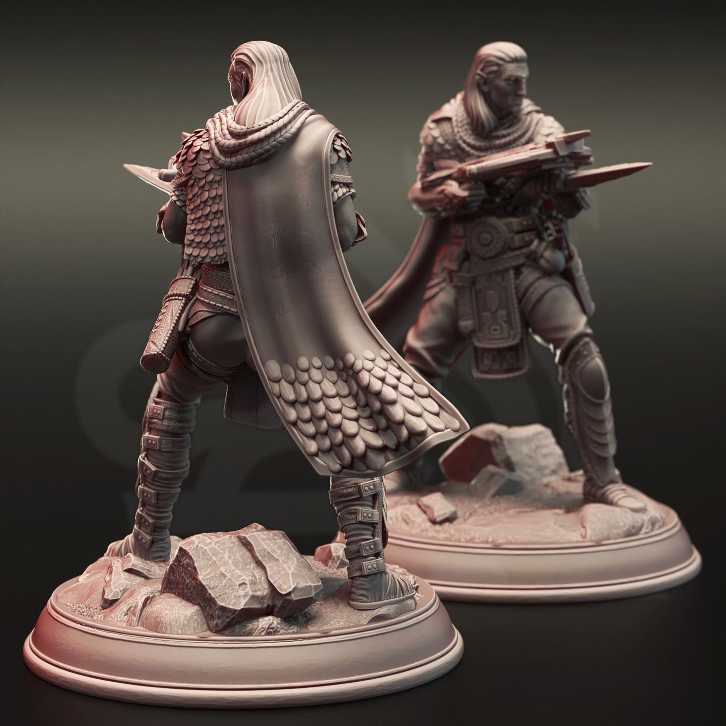 Shyamiri - Yuan Ti Rogue Assassin Figure 12k + Base Print 3D RPG Miniature Gift Idea mini | Dungeons & Dragons | Tabletop | DM Stash