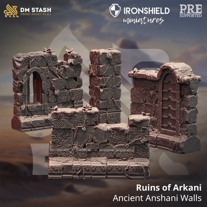 Arkani - Modular Ancient Ruins Terrain Environment 12k Print 3D RPG Miniature Gift Idea mini | Dungeons & Dragons | Tabletop | DM Stash