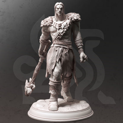 Hill Giant - Hyl Reiser GIANT Figure + Base print 3d 12k dnd miniature Gift Idea mini | Dungeons & Dragons | Tabletop | DM Stash