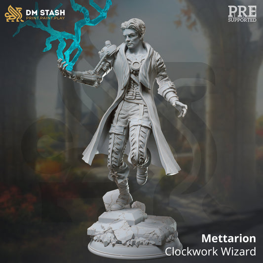 Clockwork Artificer - Mettarion Figure + Base print 3d 12k dnd miniature Gift Idea mini | Dungeons & Dragons | Tabletop | DM Stash