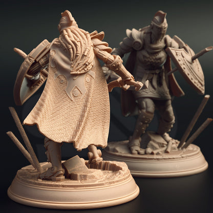 Warforged Warrior - Octavia Strive Figure 12k + Base Print 3D RPG Miniature Gift Idea mini | Dungeons & Dragons | Tabletop | DM Stash