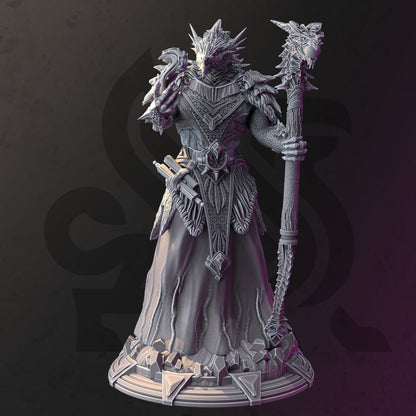 Dragonborn Wild Sorcerer - Artizak Figure + Base print 3d 12k dnd miniature Gift Idea mini | Dungeons & Dragons | Tabletop | DM Stash