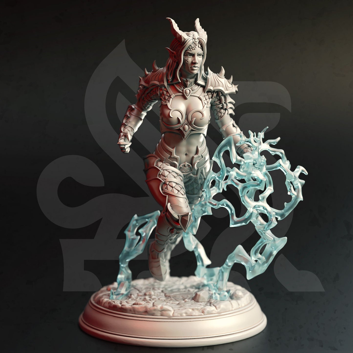 Draconic Bloodline Sorcerer - Aurestia Figure 12k + Base Print 3D RPG Miniature Gift Idea mini | Dungeons & Dragons | Tabletop | DM Stash