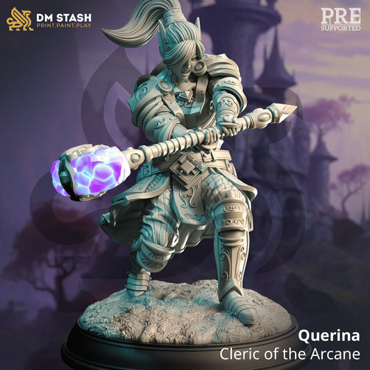 Cleric of the Arcane - Querina Figure 12k + Base Print 3D RPG Miniature Gift Idea mini | Dungeons & Dragons | Tabletop | DM Stash