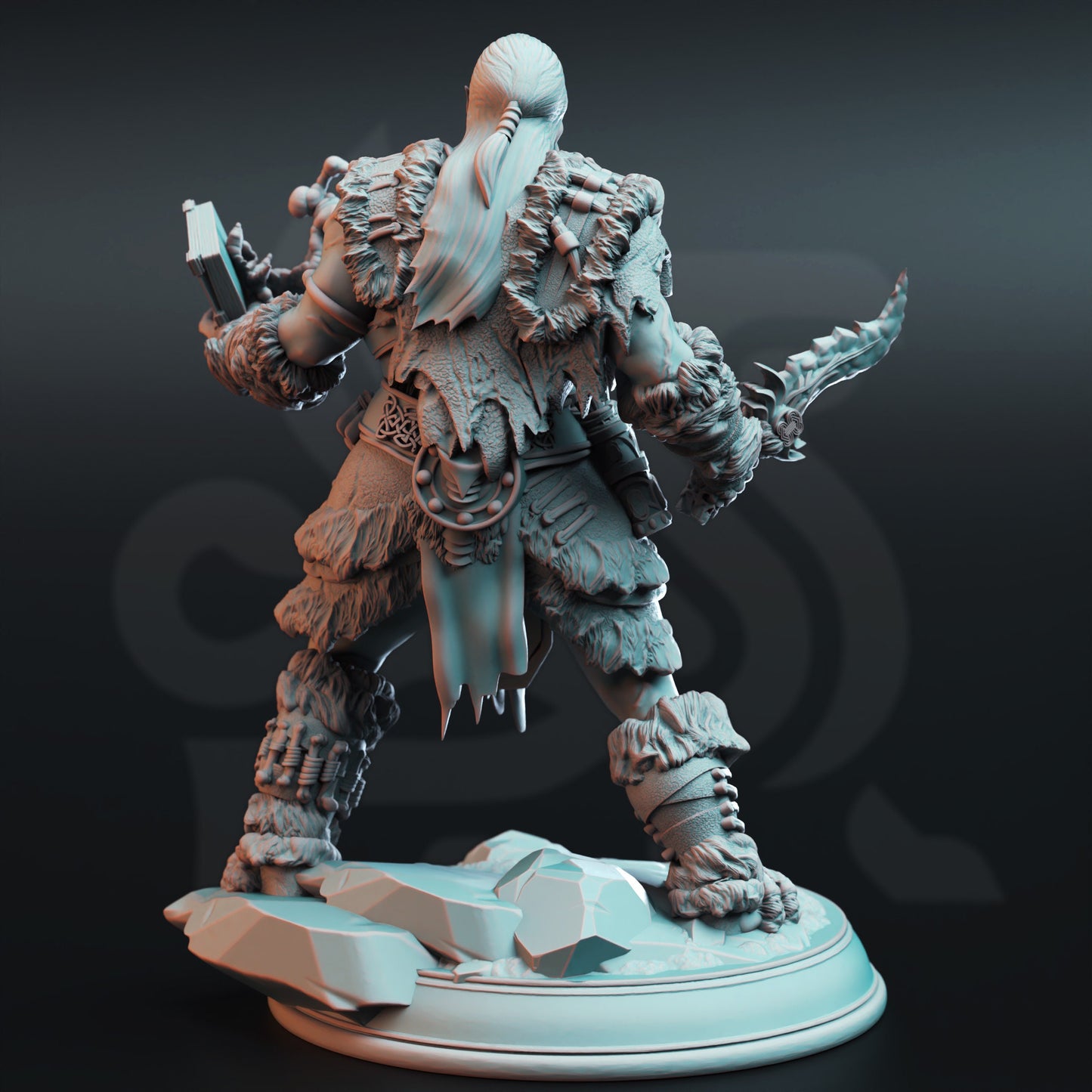 Goliath Blood Mage - Raktavin Figure with base print 3d 12k miniature Gift Idea mini | Dungeons & Dragons | Tabletop | DM Stash