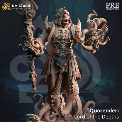 Dark Lord of the Depths - Quorenderi Figure 12k + Base Print 3D RPG Miniature Gift Idea mini | Dungeons & Dragons | Tabletop | DM Stash