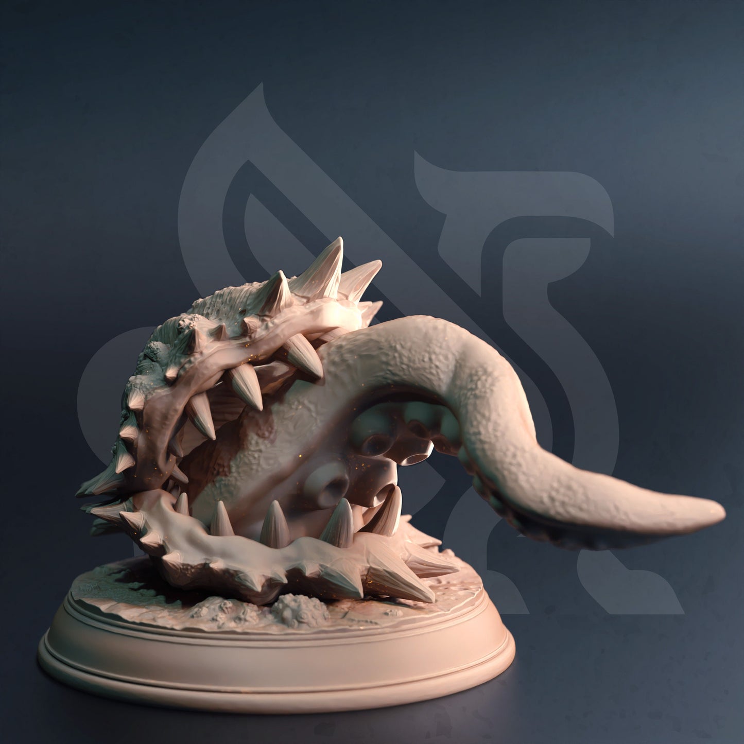 Clam Mimic - Shelldon Pirate Monster Figure 12k + Base Print 3D RPG Miniature Gift Idea mini | Dungeons & Dragons | Tabletop | DM Stash