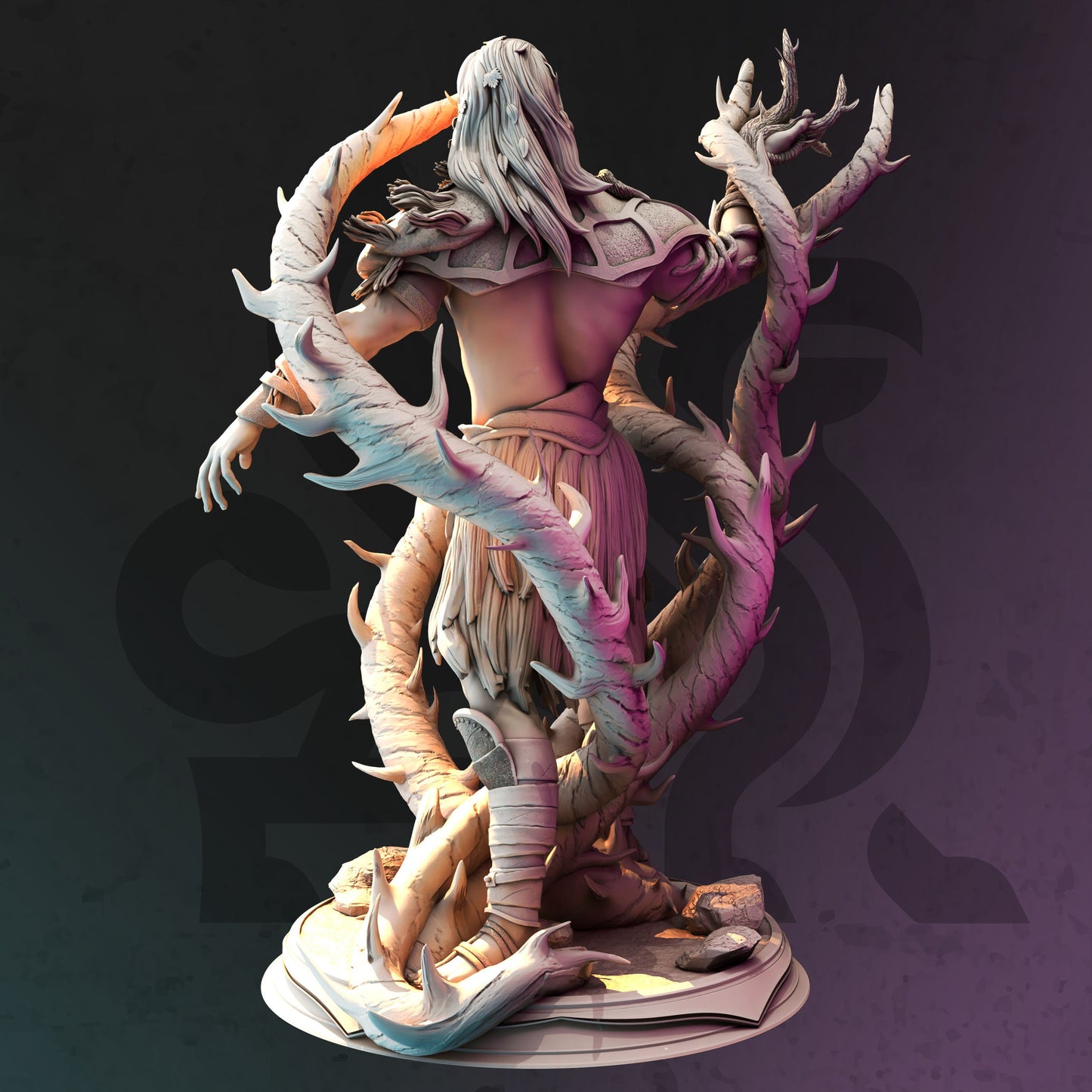 Drow Swamp Spider Druid - Toraxid Figure 12k + Base Print 3D RPG Miniature Gift Idea mini | Dungeons & Dragons | Tabletop | DM Stash