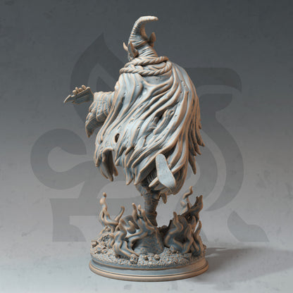 Demonic Jester - The Travelling Jack Figure + Base print 3d 12k dnd miniature Gift Idea mini | Dungeons & Dragons | Tabletop | DM Stash