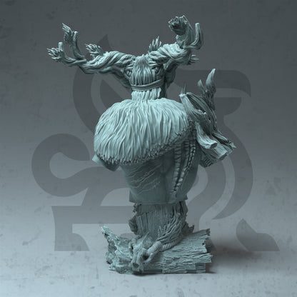 BUST - Treneal the Resilient - 120mm tall - figure print 3d 12k miniature Gift Idea | Dungeons and Dragons |Tabletop DM Stash