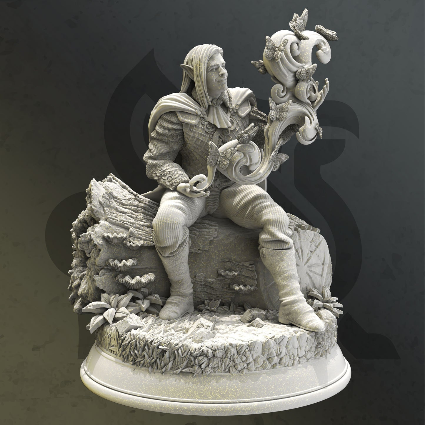 Divine Sorcerer of Wisdom Elf - Tharador Figure + Base print 3d 12k miniature Gift Idea mini | Dungeons & Dragons | Tabletop | DM Stash