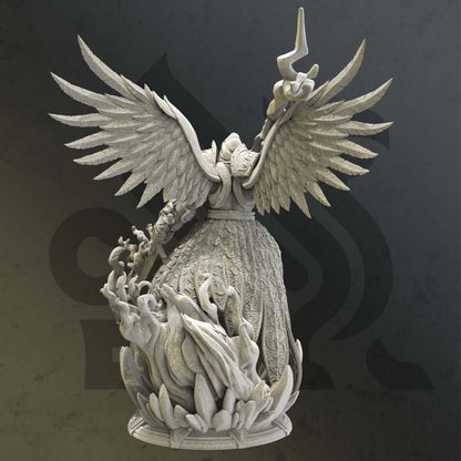 Arch Angel of Justice Erdrydion Angel Knight Figure 12k + Base Print 3D RPG Miniature Gift Idea mini | Dungeons & Dragons  Tabletop DM Stash