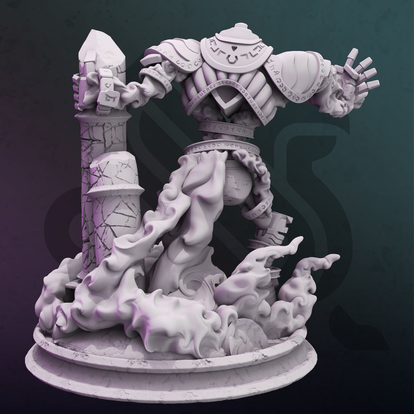 Arcane Golem - Orodwys LARGE Figure 12k + Base Print 3D RPG Miniature Gift Idea mini | Dungeons & Dragons  Tabletop DM Stash