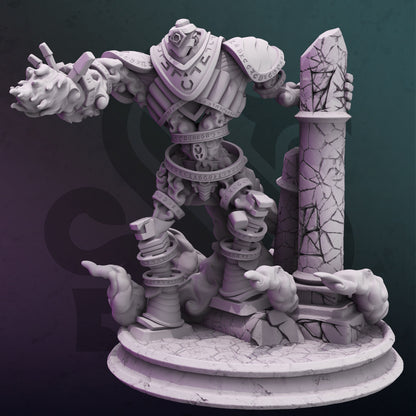 Arcane Golem - Orodwys LARGE Figure 12k + Base Print 3D RPG Miniature Gift Idea mini | Dungeons & Dragons  Tabletop DM Stash