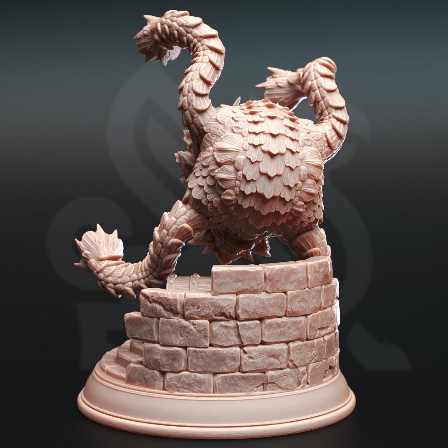 Aberrant Eye - The Observer Monster HUGE Figure with base print 3d 12k miniature Gift Idea mini | Dungeons & Dragons | Tabletop DM Stash