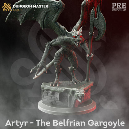 The Belfrian Gargoyle - Artyr Devil Gnome Figure with base print 3d 12k miniature Gift Idea mini | Dungeons & Dragons | Tabletop | DM Stash