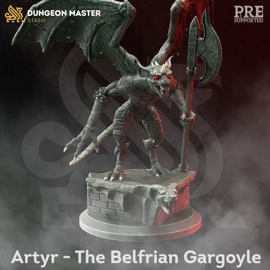 The Belfrian Gargoyle - Artyr Devil Gnome Figure with base print 3d 12k miniature Gift Idea mini | Dungeons & Dragons | Tabletop | DM Stash