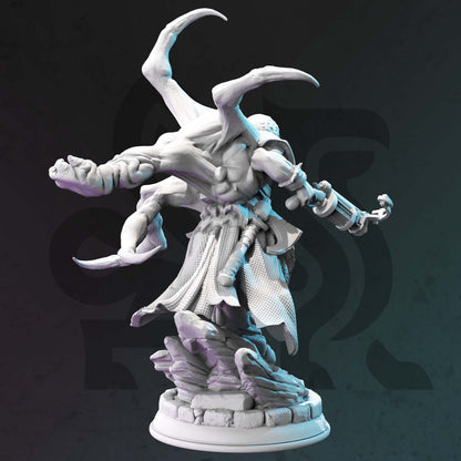 Jorrick - Ranger Warrior w Necrotic var. Figure with base print 3d 12k miniature Gift Idea mini | Dungeons & Dragons | Tabletop | DM Stash