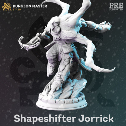 Jorrick - Ranger Warrior w Necrotic var. Figure with base print 3d 12k miniature Gift Idea mini | Dungeons & Dragons | Tabletop | DM Stash