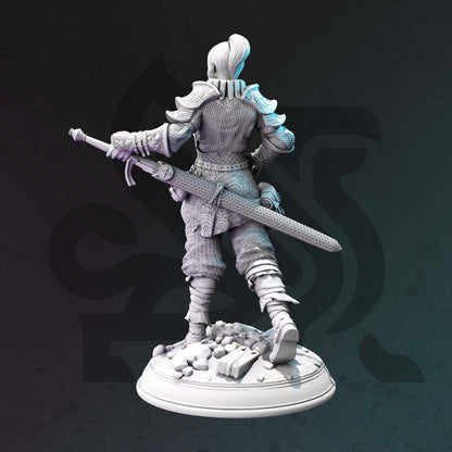 Shapeshifter Ranger - Adana White 2 var Figure with base print 3d 12k miniature Gift Idea mini | Dungeons & Dragons | Tabletop | DM Stash