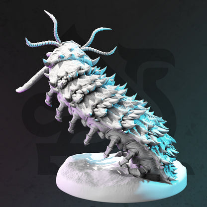 Insectoid - Nix Centipede Monster HUGE Figure with base print 3d 12k miniature Gift Idea mini | Dungeons & Dragons | Tabletop | DM Stash