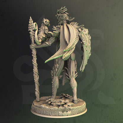 Spriggan Warrior - Zelafel Monkey Figure + base + BONUS print 3d 12k miniature Gift Idea mini | Dungeons & Dragons | Tabletop | DM Stash