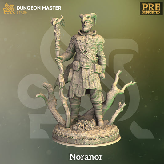 Tiefling Druid - Noranor Wanderer Figure + base + BONUS print 3d 12k miniature Gift Idea mini | Dungeons & Dragons | Tabletop | DM Stash