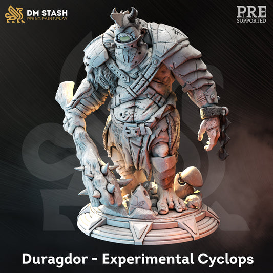 Elite Cyclops Monster - Duragdor HUGE Figure 12k + Base Print 3D RPG Miniature Gift Idea mini | Dungeons & Dragons | Tabletop | DM Stash