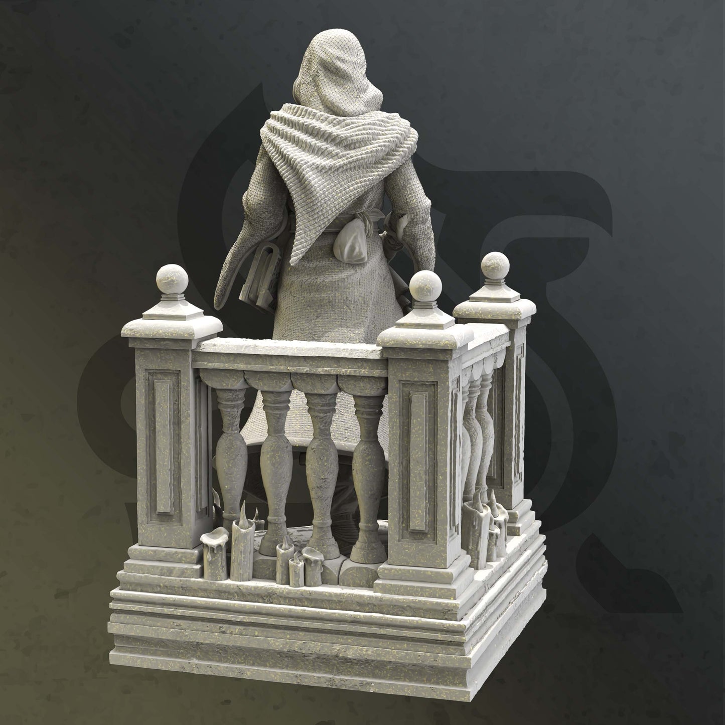 Divine Loremaster of Wisdom - Tharanais Figure + Base print 3d 12k miniature Gift Idea mini | Dungeons & Dragons | Tabletop | DM Stash