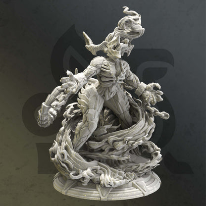 Mother of Hell - Nosmarka Undead Beast Demon Figure 12k + Base Print 3D RPG Miniature Gift Idea mini | Dungeons & Dragons  Tabletop DM Stash