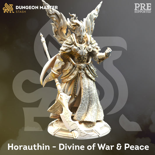 Celestial of War - Horauthin Archangel Guard Figure 12k + Base Print 3D RPG Miniature Gift Idea mini | Dungeons & Dragons  Tabletop DM Stash