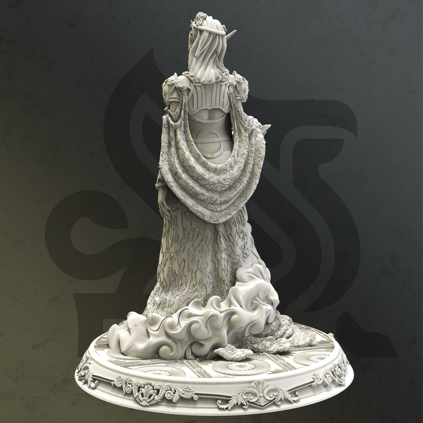 Goddess of Life - Cedhelieth Lady Elf Figure 12k + Base Print 3D RPG Miniature Gift Idea mini | Dungeons & Dragons  Tabletop DM Stash