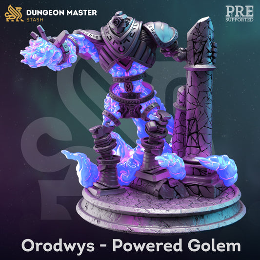 Arcane Golem - Orodwys LARGE Figure 12k + Base Print 3D RPG Miniature Gift Idea mini | Dungeons & Dragons  Tabletop DM Stash