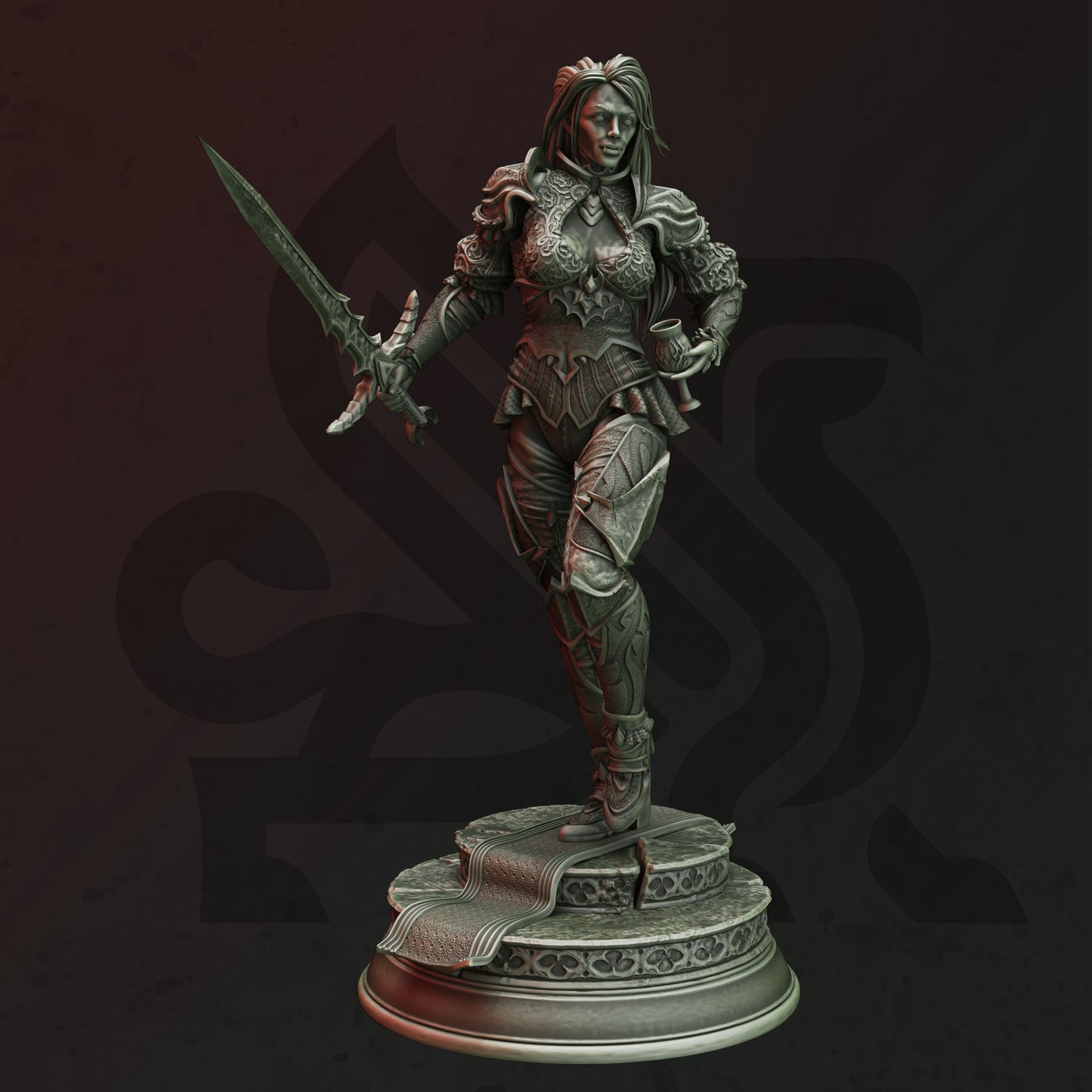 Mina Female Vampire NPC Fighter Woman Knight