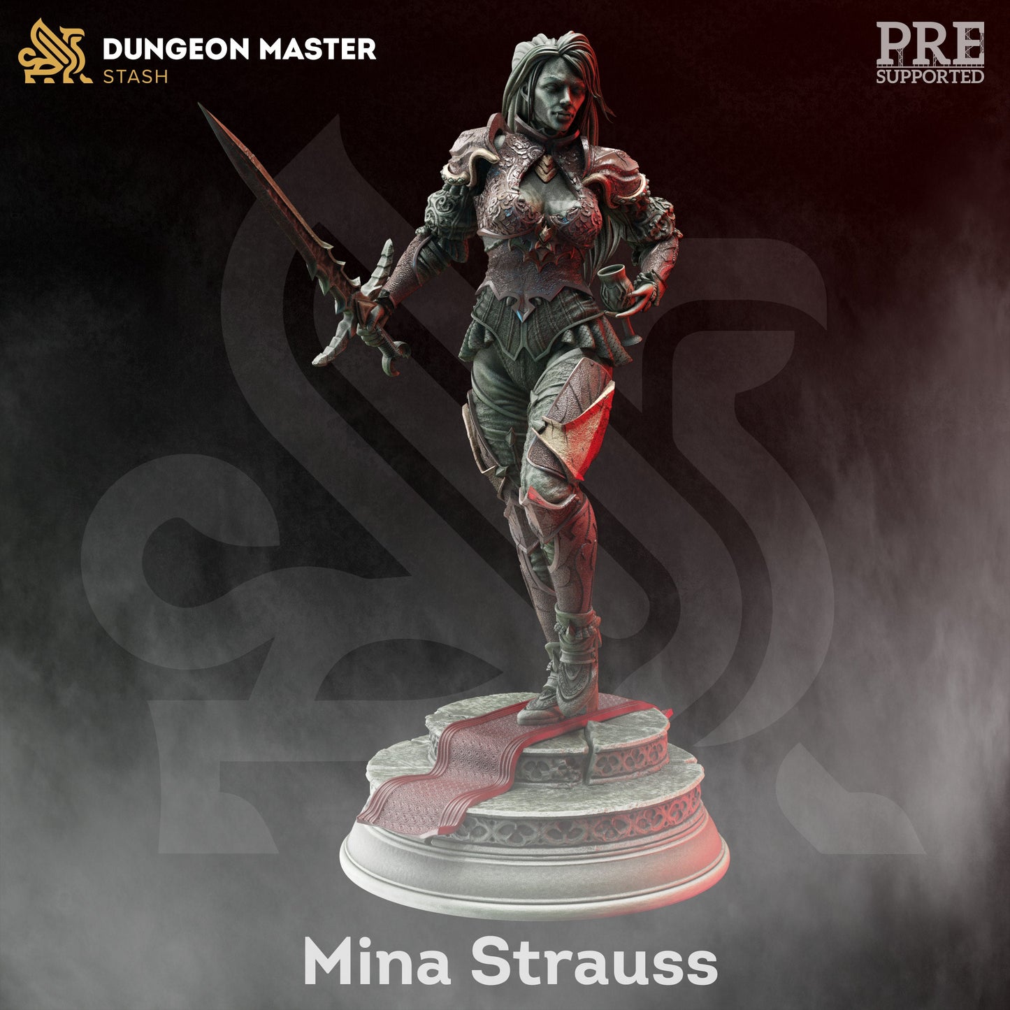 Mina Female Vampire NPC Fighter Woman Knight