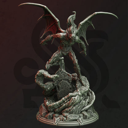 Elder Vampire - Etherian Bloody Monster Figure with base print 3d 12k miniature Gift Idea mini | Dungeons & Dragons | Tabletop DM Stash