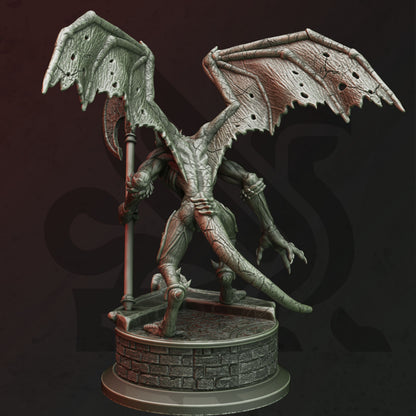 The Belfrian Gargoyle - Artyr Devil Gnome Figure with base print 3d 12k miniature Gift Idea mini | Dungeons & Dragons | Tabletop | DM Stash