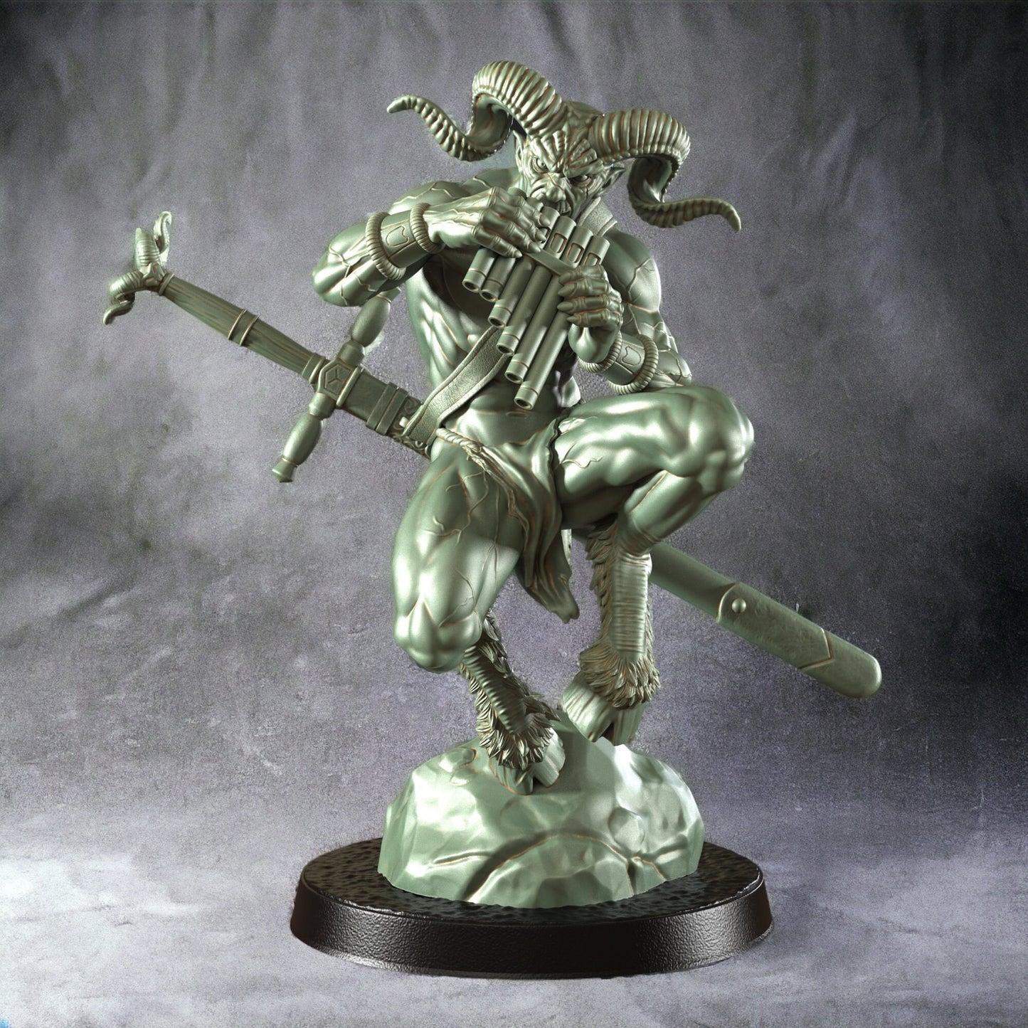 Farsio - Devil Warrior Demon Figure 12k + Base + BONUS Print 3D RPG Miniature Gift Idea mini | Dungeons & Dragons | Tabletop | RN Estudio