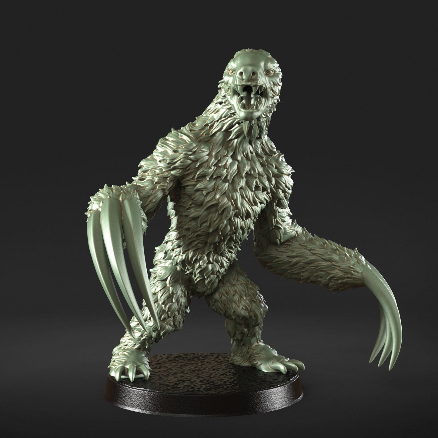 Garzitas Yeti Claw Monster large Figure 12k + Base + BONUS Print 3D RPG Miniature Gift Idea mini | Dungeons & Dragons | Tabletop  RN Estudio