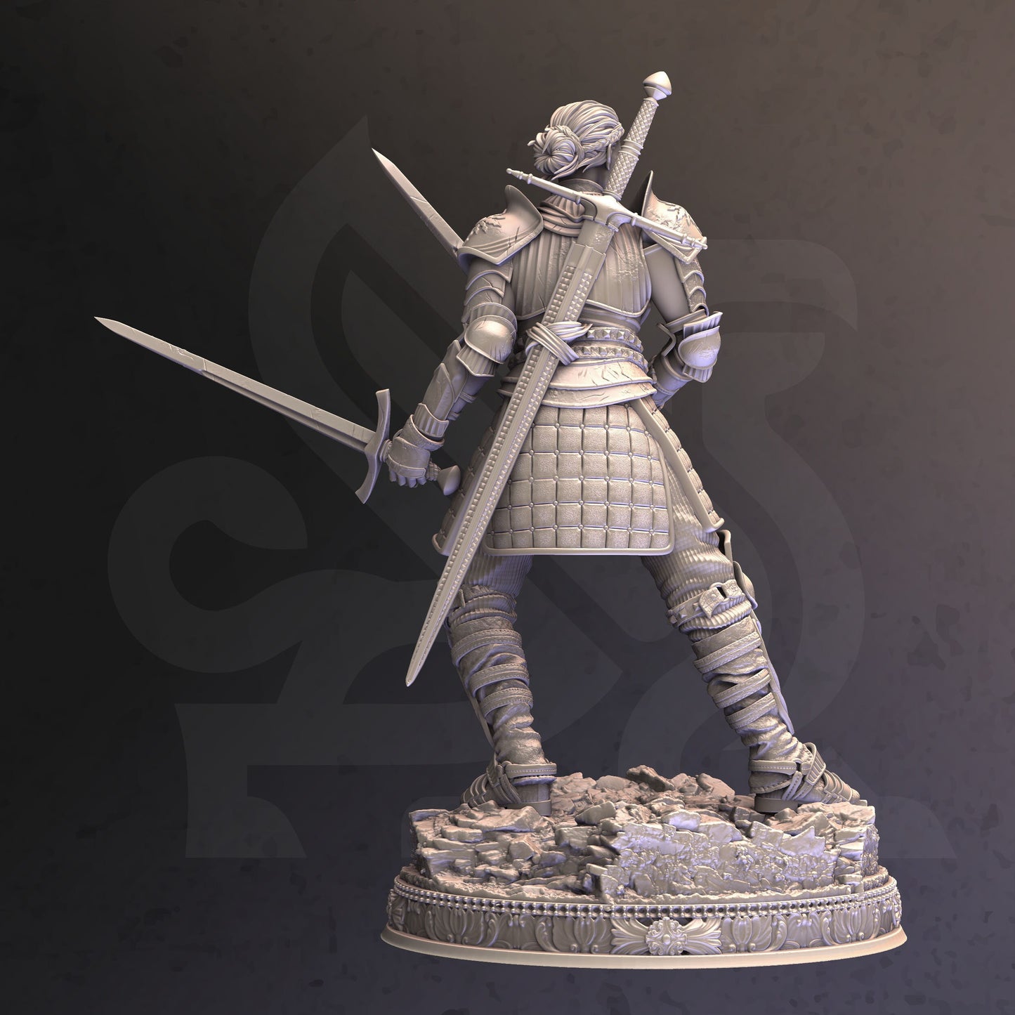 Grand Marshal - Vera Lanius Knight Figure + base + BONUS print 3d 12k miniature Gift Idea mini | Dungeons & Dragons | Tabletop | DM Stash