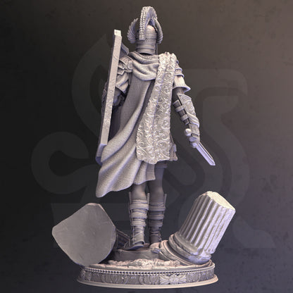 Imperial Centurion - Trellus Tacitus Figure + base + BONUS print 3d 12k miniature Gift Idea mini | Dungeons & Dragons | Tabletop | DM Stash