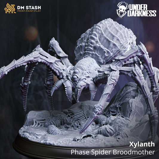 Giant Spider Broodmother - Xylanth Figure + base + BONUS print 3d 12k miniature Gift Idea mini | Dungeons & Dragons | Tabletop | DM Stash